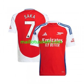 Maillot de Foot Arsenal Bukayo Saka 7 Domicile 2024-25